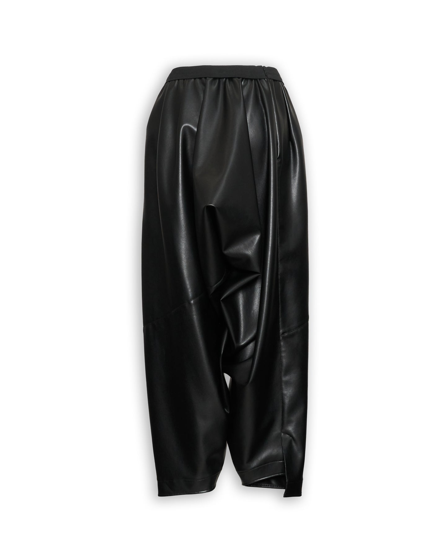 FAUX LEATHER SAROUEL PANTS