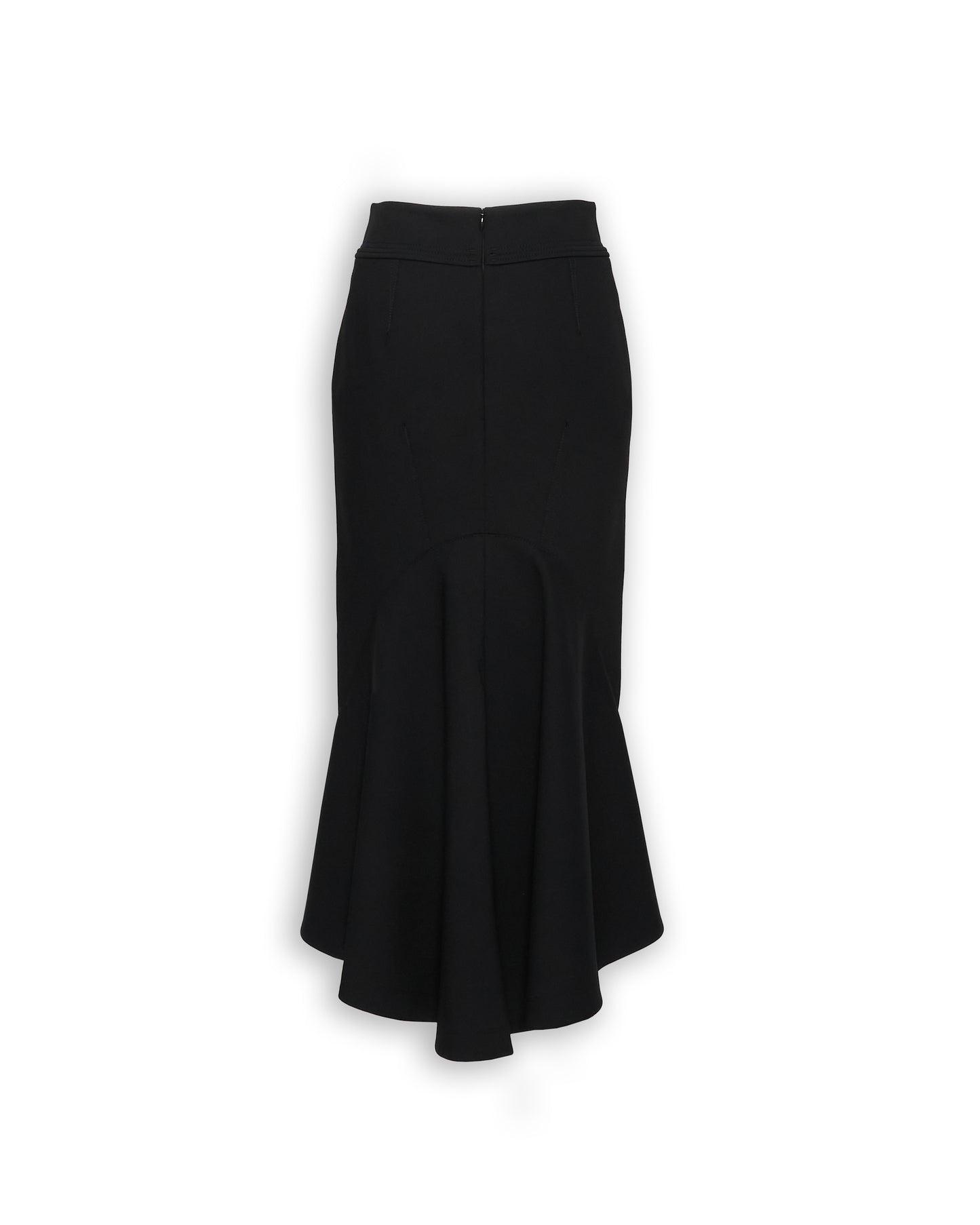 BODY TAILORING HIP HUGGING BACK FLARE SKIRT