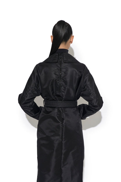 SHORT NYLON TRENCH