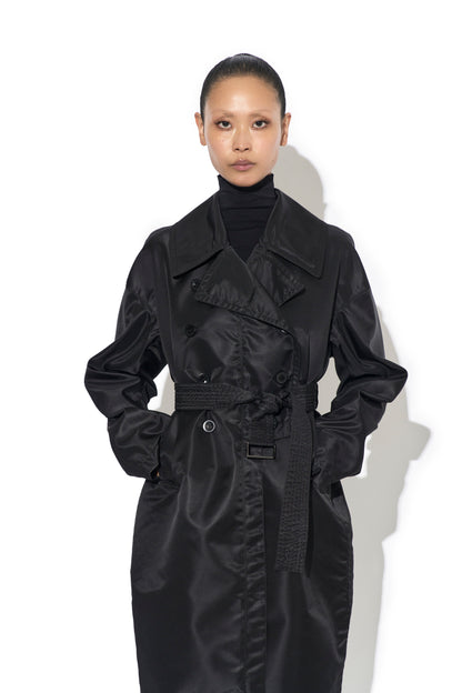 SHORT NYLON TRENCH