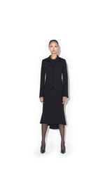 BODY-TAILORING SCUBA FITTED JACKET