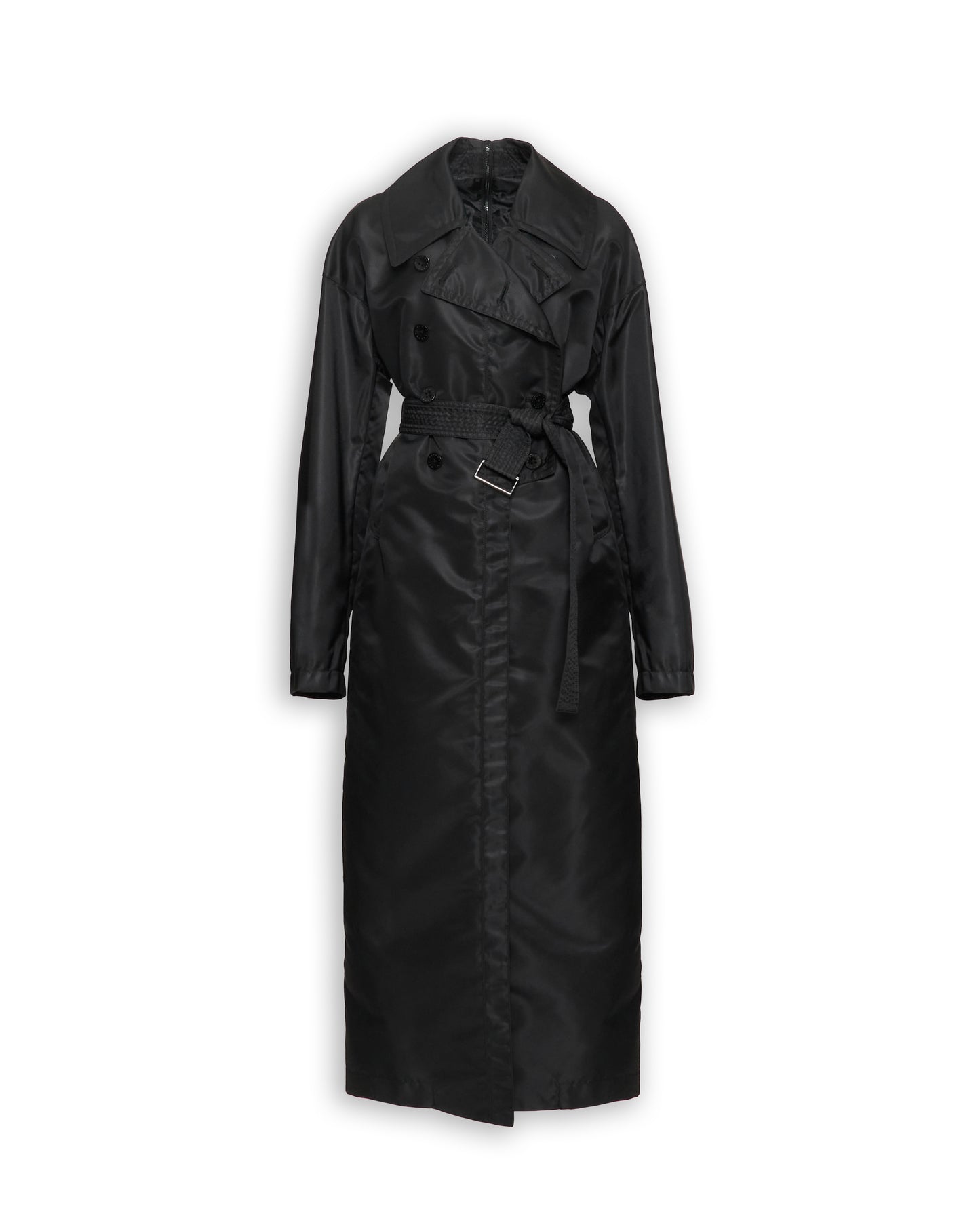 MAXI NYLON TRENCH