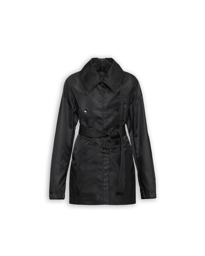 SHORT NYLON TRENCH