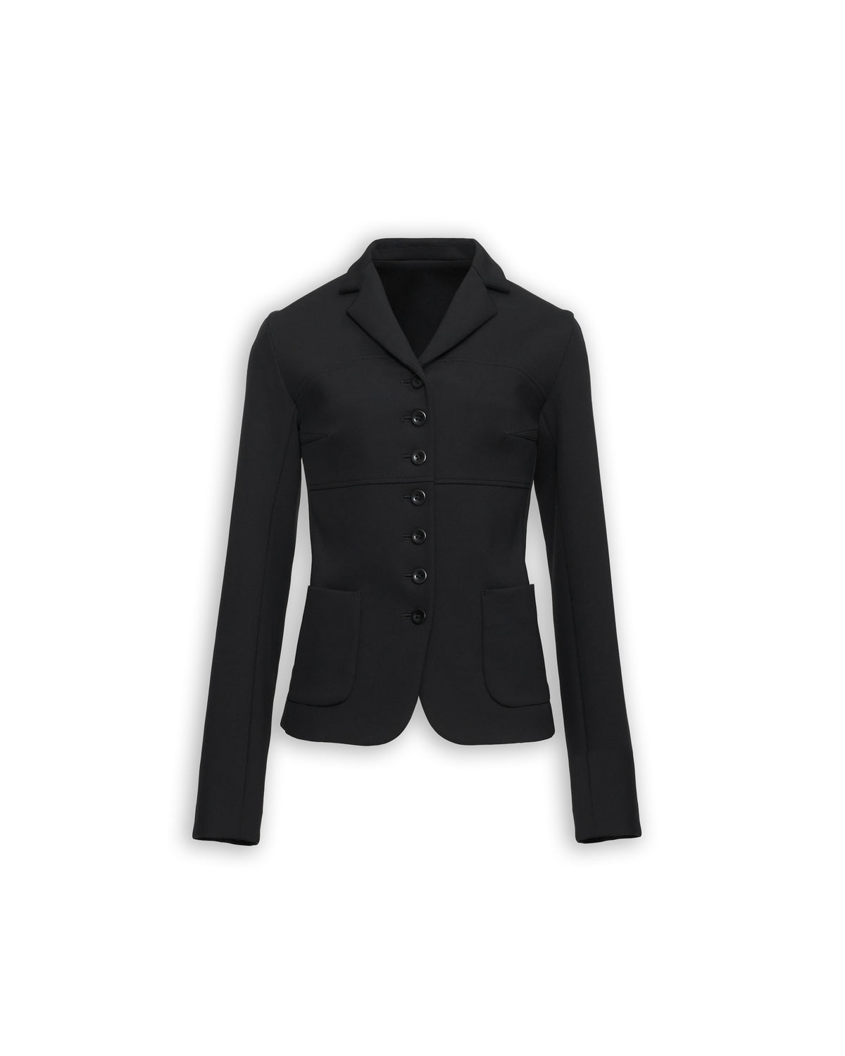 BODY-TAILORING SCUBA FITTED JACKET