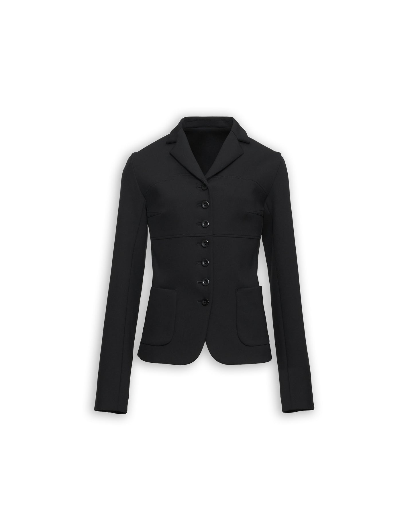 BODY-TAILORING SCUBA FITTED JACKET