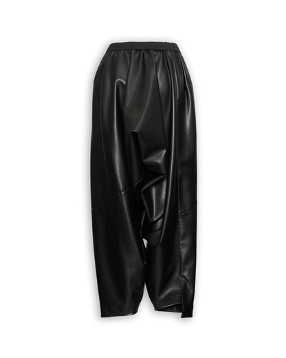 FAUX LEATHER SAROUEL PANTS